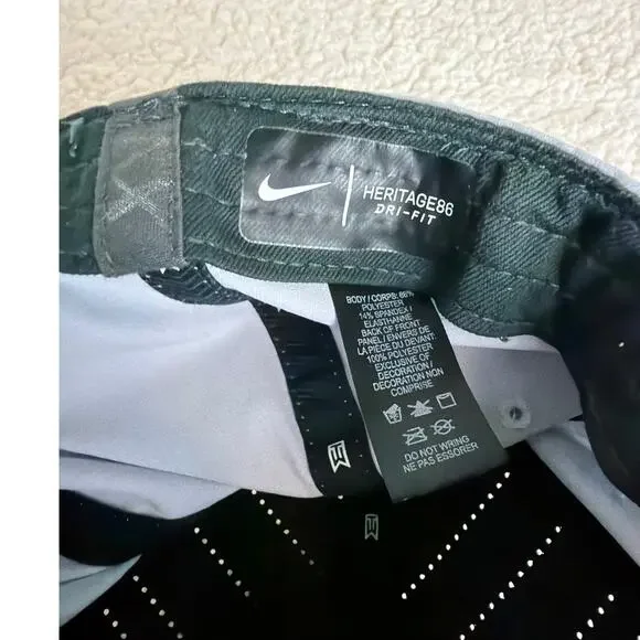 Tiger Woods TW Logo Nike Hat Flex Fit Size M/L Gray - Picture 3 of 5